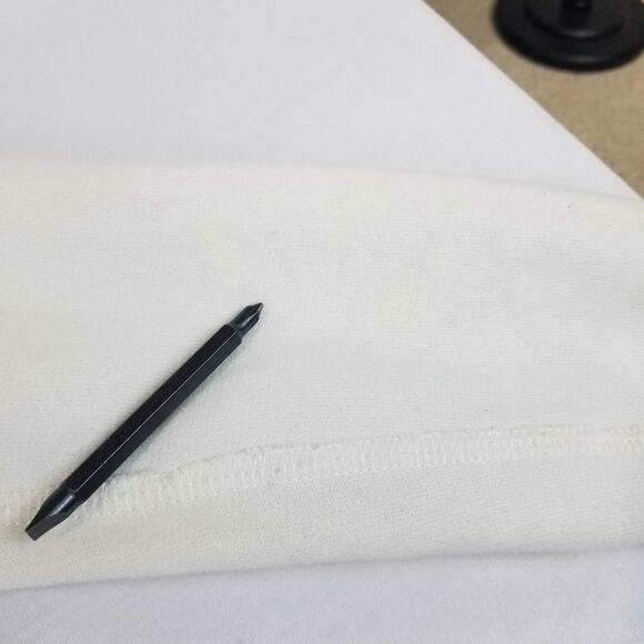 Y2K A&F Spell Out Zip Hoodie Medium White Vintage Campus Style - Picture 8 of 14